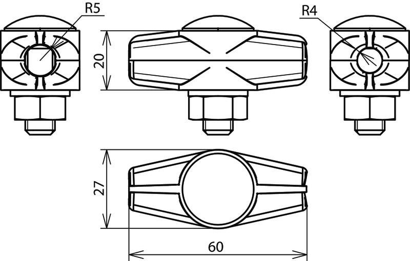 ES-Trennklemme ZG f. Rd 8/10mm – Bild 2 von 2