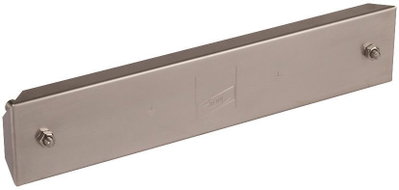 Abdeckung f. PA-Schiene NIRO m. 6 Anschluessen