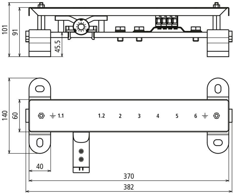 PA-Schiene f. EX-Bereich Zone 1/21 2/22 SET m. Push-in Adapter u. Adapter Rund – Bild 2 von 2