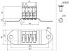 Push-in Adapter 4x 4-16mm*2 fuer PA-Schiene EX-Bereich Zone 1/21 2/22