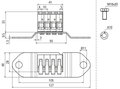 Push-in Adapter 4x 4-16mm*2 fuer PA-Schiene EX-Bereich Zone 1/21 2/22