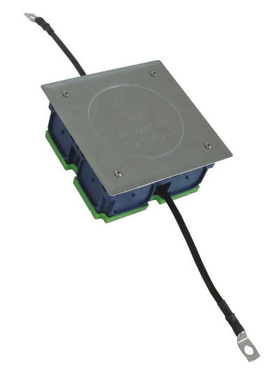 Trennstellenkasten 160x160x68mm mit 2 Cu-Leitungen 16mm*2 L ca. 230mm