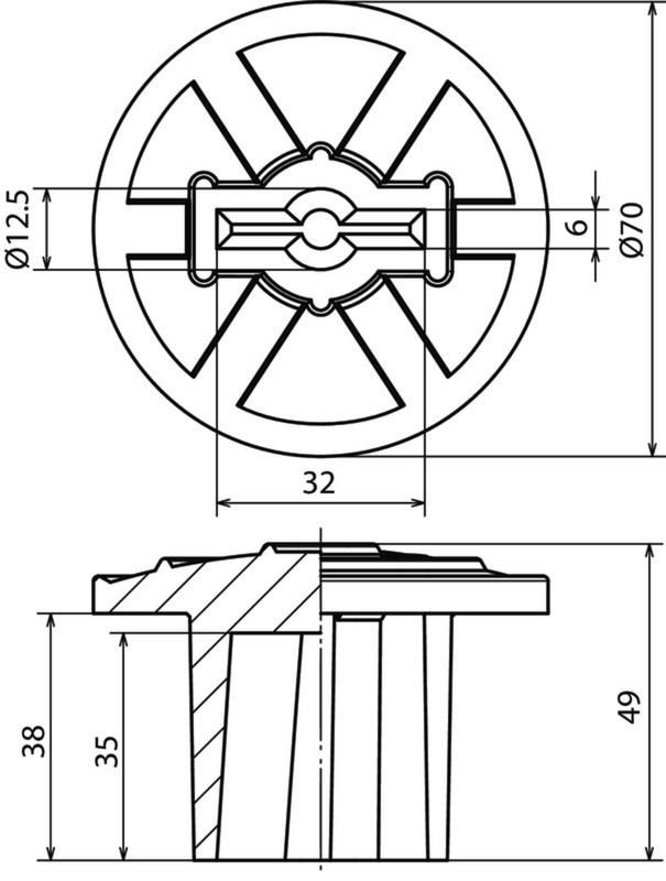 Kennzeichnung PVC f. Anschlussfahnen Rd 10mm/Fl 30x3,5mm gruen/gelb – Bild 2 von 2