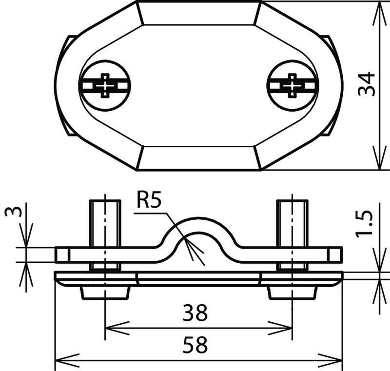 Nummernschild o. Nummer Al f. Rd 7-10mm Fl 30mm – Bild 2 von 2