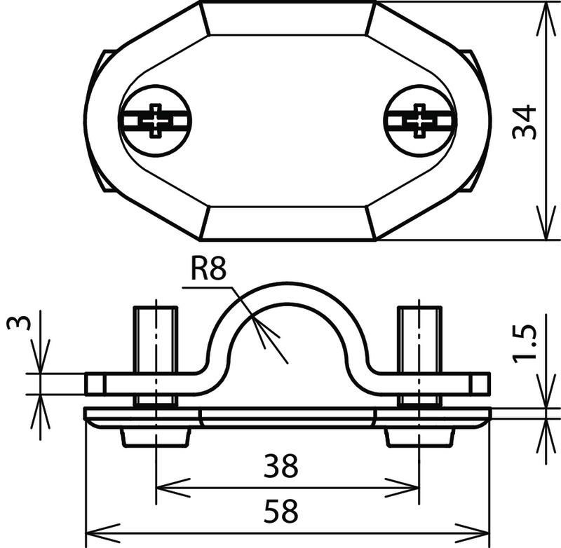 Nummernschild o. Nummer Al f. Rd 16mm – Bild 2 von 2