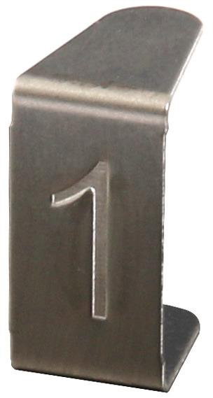 Nummerneinsatz "1", NIRO