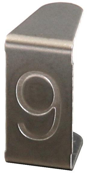Nummerneinsatz "9", NIRO