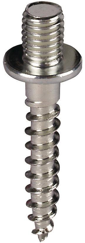 Holzschraube m. Gewindekopf M8x13mm St/galZn L 53mm