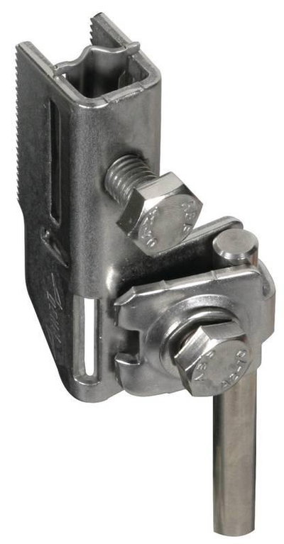 Spannkopf m. Zacken f. Spannb. 25x0,3mm f. Rd 10mm o. 2x Rd 6-8mm bzw. 4-50mm*2