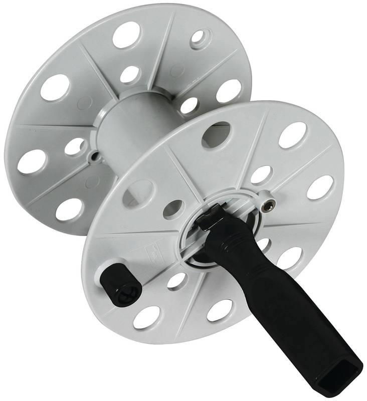 Drahthaspel K-grau B 80mm m. Buchse leer