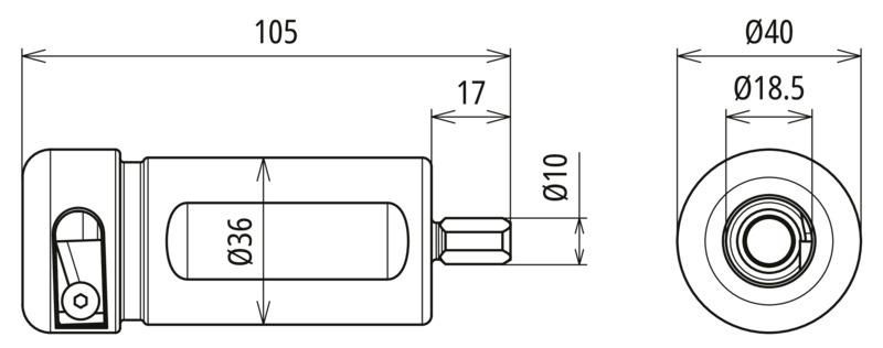 ISO HEAD 21 - Fraeskopf fuer Montage isol. Anschlusselemente – Bild 2 von 2