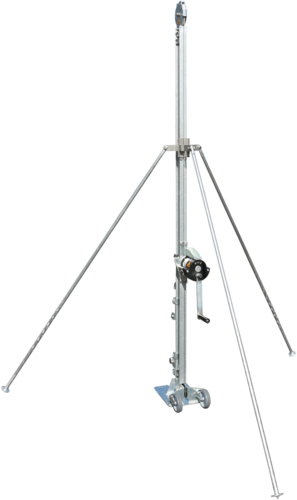 Hammergeruest St/tZn zum Eintreiben von Tiefenerderstaeben mit Vibrationshaemmer