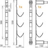 Haltevorrichtung f. 3 HH-Sicherungen u. Sicherungszange