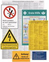 Warn-/Hinweisschildersatz Kunststoff fuer elektrische Anlagen Nachfolge fuer Art.Nr. 700011