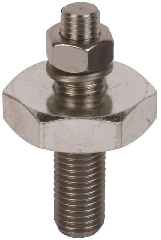 Anschlussstueck m. Gewindebolzen M16/M12 L 55mm u. Mutter z. Anschrauben