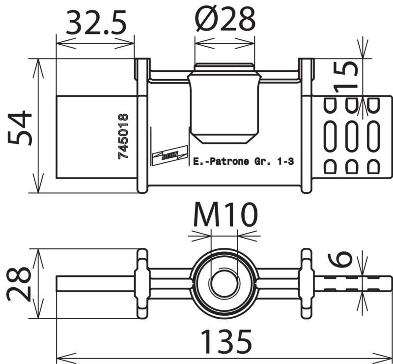 Erdungspatrone NH Gr. 1..3 – Bild 2 von 2