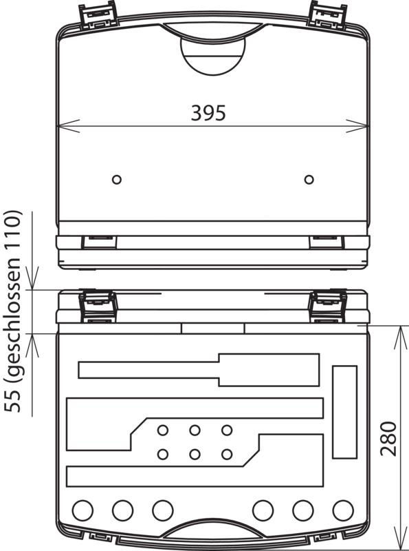 Aufbewahrungskoffer f. EuK-Vorrichtung f. Uebergangskasten v. Mastbeleuchtungen – Bild 2 von 2