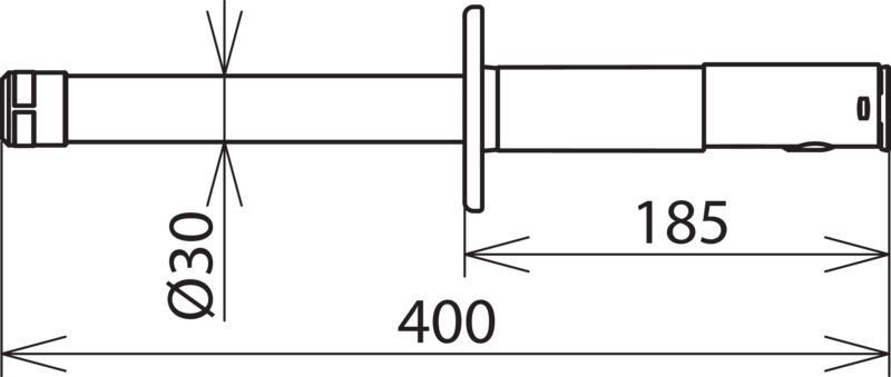 Erdungsgriff f. Spindel m. Sechskant m. Steckkupplung  - 1000V AC/ -3000V DC – Bild 2 von 2