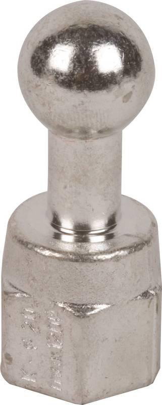Kugelfestpunkt D 20mm gerade mit Innengewinde M12