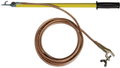 Entladevorrichtung m. Tast-Einhaenge- spitze 1-pol. L 465mm m. Erdungsklemme