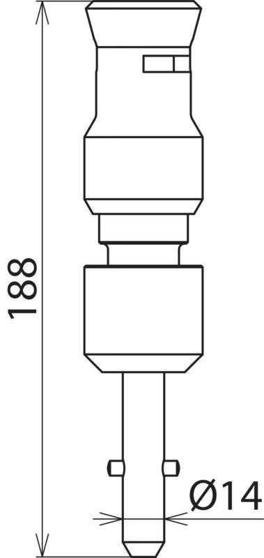 Adapter f. Erdungsstangen SQ SQL – Bild 2 von 2
