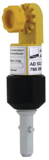 Adapter mit Zahnkupplung und Spindel/Querstift