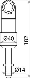 Adapter mit Zahnkupplung und Spindel/Querstift