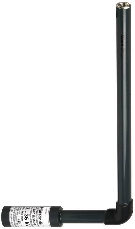 Pruefsonde 90oabgew. m. Gewindebuchse/ -bolzen M8 f. PHE  1...24kV D14mm L800mm