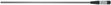 Pruefsonde m. Gewindebuchse/-bolzen M8 f. PHE 1...24kV D 14mm L 800mm