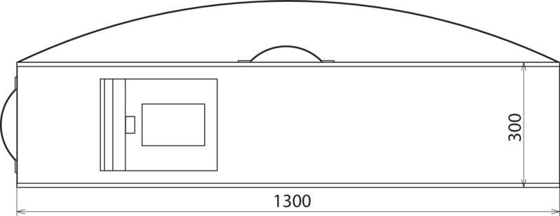 Kunstledertasche schwarz 1330x345x100mm – Bild 2 von 2