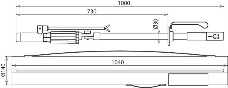 Abstands-Spannungsprueferset  110-420kV 50Hz Kat. S  fuer Freileitungen – Bild 3 von 3