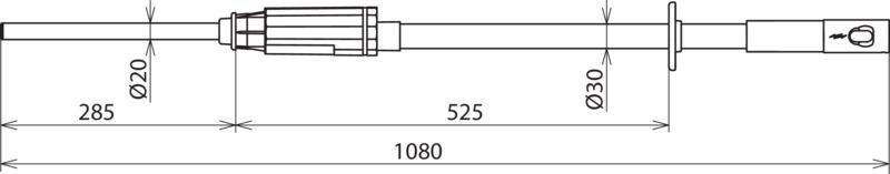 Spannungspruefer PHE III  3kV 50Hz Kat. S – Bild 2 von 2