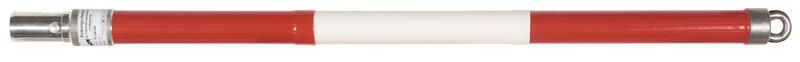 Handhabeverlaengerung m. Steckkupplung rot/weiss D 43mm L 1035mm m. Ringoese