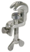 Universalerdungsklemme D 20/25mm T 15mm Rd/Fl 20mm m. Fluegelschraube