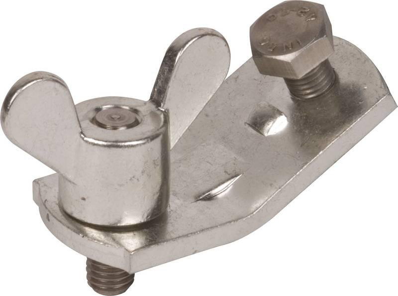 Erdanschlussstueck m. Fluegelschraube M16x15 f. Anschlussstueck PK1 16-150mm*2