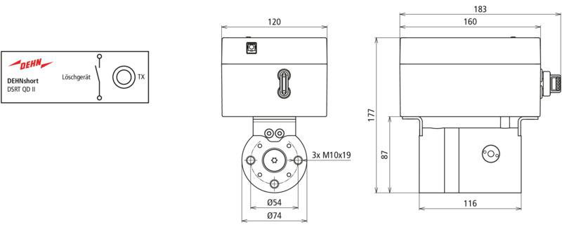 DEHNshort QD II Loeschgeraet – Bild 2 von 2