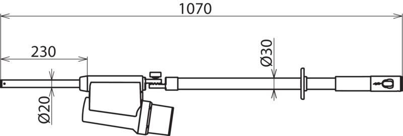 Spannungspruefer PHE4 10kV 50 Hz mit Zahnkupplung Kategorie S – Bild 2 von 2