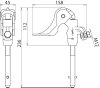 Phasenschraubklemme D 4-30mm Sp-Q-Stift Anschl.stk PK1 16-70mm*2 m. Federvorsp.