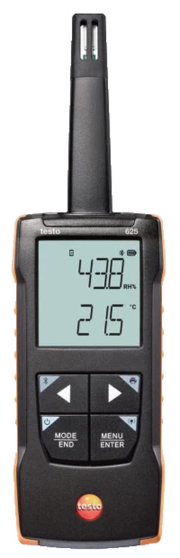Digital-Hygro-/Thermometer 0...+100 %rF f. Raumklima-Messungen    -20...+60oC