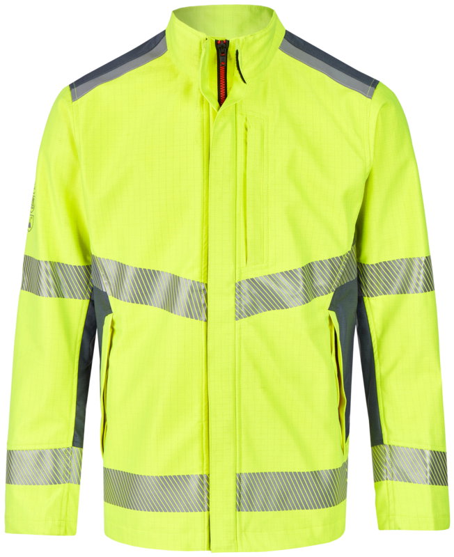 Stoerlichtbogengepruefte Schutzjacke "Outdoor" - gelb, APC 2, Groesse: 46 (XS)