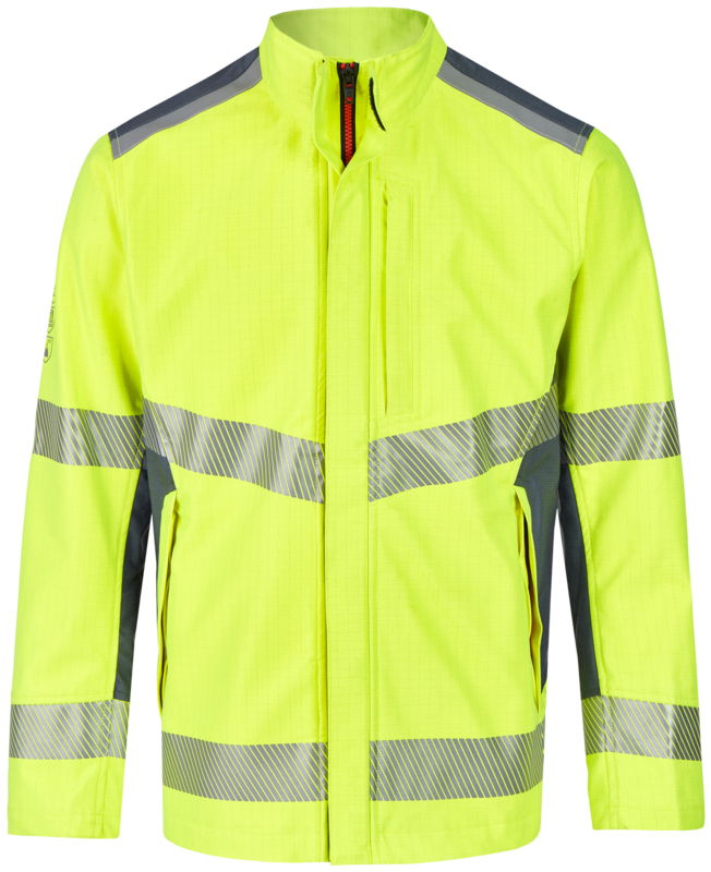 Stoerlichtbogengepruefte Schutzjacke Outdoor - gelb, APC 2, Groesse: 64 (3XL/4XL)
