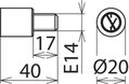 Sperrelement f. Schraubsicherungselement E14