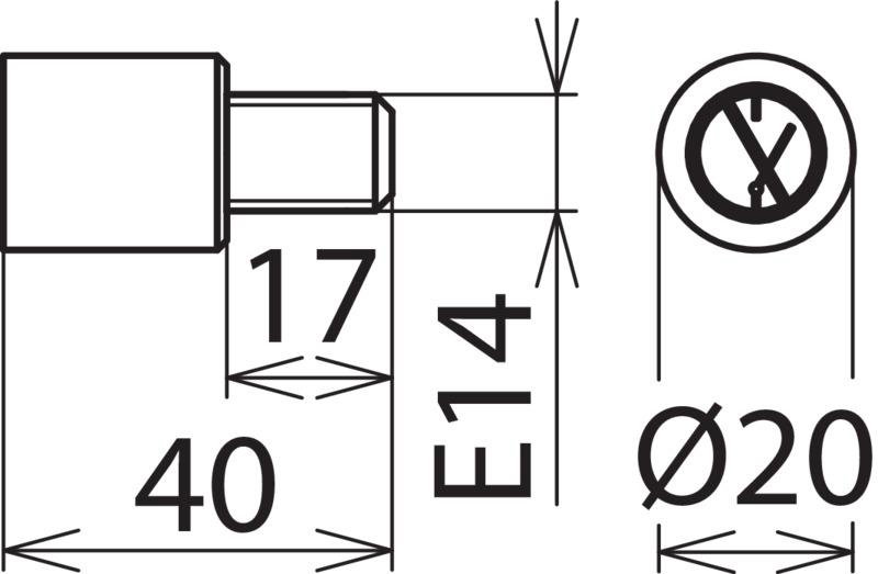 Sperrelement f. Schraubsicherungselement E14 – Bild 2 von 2