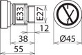 Sperrelement f. Schraubsicherungselement E27/E33