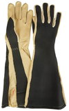 Stoerlichtbogengepruefte Schutzhandschuhe mit verlaengerter Stulpe Groesse 9, Unisex