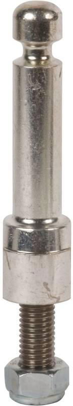Erdungsfestpunkt m. Ringnut D 16mm u. Gewindebolzen m. Mutter M12x35mm