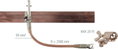 Kurzschließschiene 60x12mm E-Cu F20 Spindel Sechskant