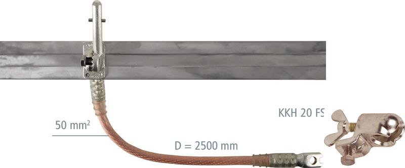 Kurzschließschiene 60x12mm E-Cu F20 Spindel Sechskant