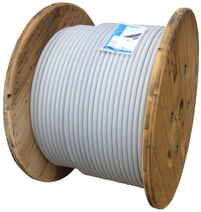 HVI-long-Leitung D 23mm grau FIX-Laenge EW-TR 400m