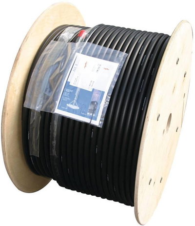 HVI-long-Leitung D 20mm schwarz FIX-Laenge EW-TR 100m